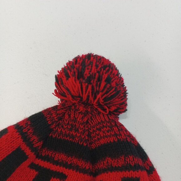 Captivating Headwear Cuff Beanie Hat Red University of Utah One Size - Picture 4 of 12